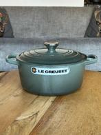 Le Creuset gietijzeren braadpan 22 cm – Thyme, Huis en Inrichting, Ophalen of Verzenden, Nieuw, Gietijzer, Koekenpan of Braadpan