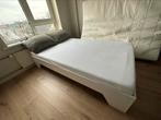 Ikea twijfelaar bed 120 x 200 inclusief matras, Huis en Inrichting, Slaapkamer | Bedden, 120 cm, Gebruikt, Wit, Hout