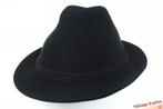 Vintage Beierse stijl hoed Wegener blauwig zwart haarvilt 56, Kleding | Heren, Hoeden en Petten, Wegener, Hoed, Ophalen of Verzenden