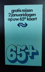 Folder NS 65+ kaart, Verzamelen, Ophalen of Verzenden, Zo goed als nieuw, Trein
