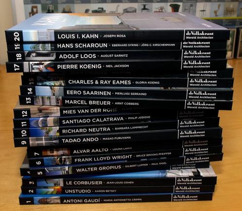 Wereld Architecten 20-delige serie | Volkskrant | Taschen, Boeken, Kunst en Cultuur | Architectuur, Gelezen, Architecten, Ophalen of Verzenden