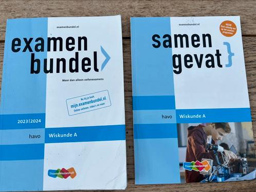 havo Wiskunde A examenbundel en samengevat, Boeken, Schoolboeken, Zo goed als nieuw, Nederlands, HAVO, Ophalen of Verzenden