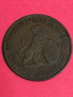 5 centimos 1870, Spanje., Postzegels en Munten, Munten | Europa | Niet-Euromunten, Losse munt, Overige landen, Verzenden