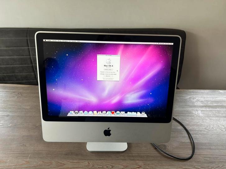 IMac 7,1 - 20 inch scherm - in goede staat, Computers en Software, Apple Desktops, Refurbished, iMac, SSD, 2 tot 3 Ghz, 4 GB, Ophalen