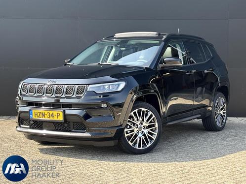 Jeep Compass 4xe 240 Plug-in Hybrid Electric Summit | Schuif, Auto's, Jeep, Bedrijf, Te koop, Compass, 360° camera, 4x4, ABS, Achteruitrijcamera