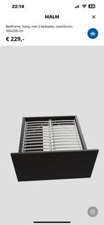 Ikea bed voor twee personen 200x160, Huis en Inrichting, Slaapkamer | Bedden, Bruin, Tweepersoons, Ophalen of Verzenden, Zo goed als nieuw