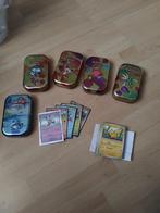 Pokemon Mini Tins - Inclusief kaarten, Verzenden, Gebruikt, Meerdere kaarten, Foil