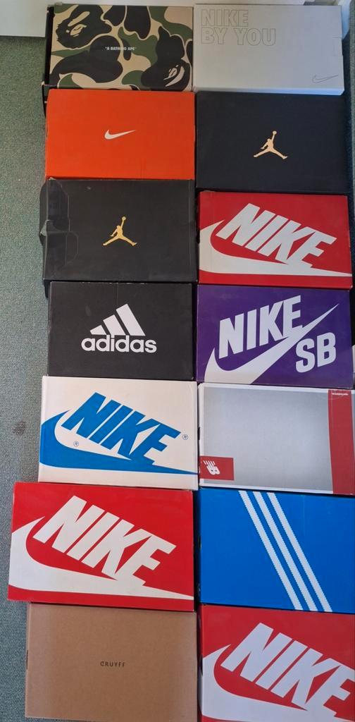 Schoenencollectie - Nike, Adidas, Bape - Maat 45/46, Kleding | Heren, Schoenen, Zo goed als nieuw, Sneakers of Gympen, Overige kleuren