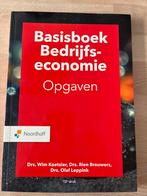Basisboek Bedrijfseconomie - Opgaven, Ophalen of Verzenden, Zo goed als nieuw, Economie en Marketing