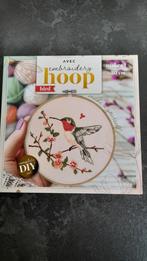 Borduurpakket kolibrie, Hobby en Vrije tijd, Ophalen of Verzenden, Zo goed als nieuw, Borduurpakket