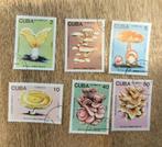 CUBA 1989; serie PADDENSTOELEN, Verzenden, Gestempeld, Dier of Natuur