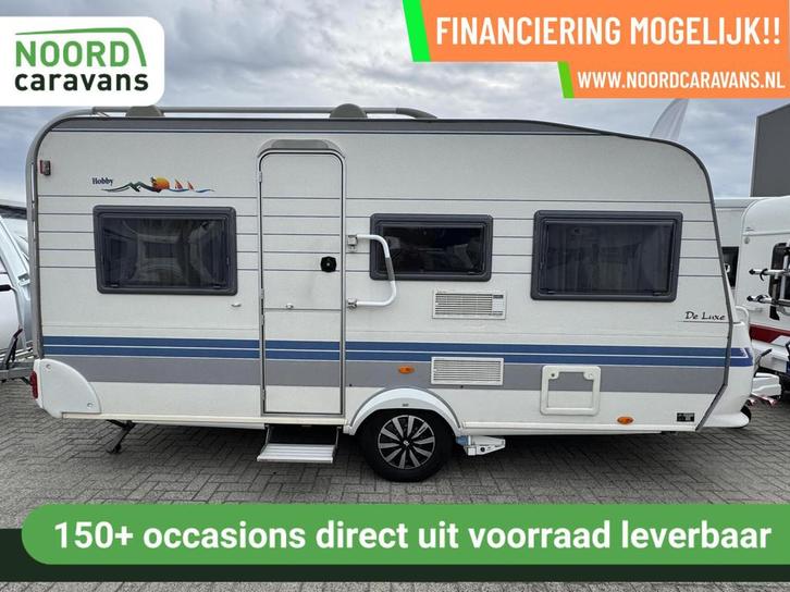 Hobby 450 DE LUXE, RONDZIT, MOVER, FIETSENDRAGER, VOORTENT, Caravans en Kamperen, Caravans, Bedrijf, tot en met 4, 750 - 1000 kg