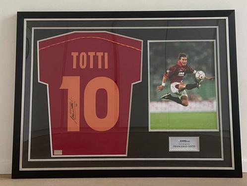 Totti Gesigneerd AS Roma Shirt 1998-99 met icons certificaat, Verzamelen, Sportartikelen en Voetbal, Nieuw, Shirt, Buitenlandse clubs