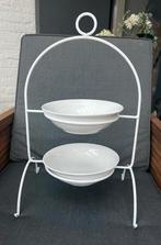 2 x Etagère groot Wit zgan of Grote Voorraadpot Lifestyle, Huis en Inrichting, Woonaccessoires | Etagères, Ophalen of Verzenden