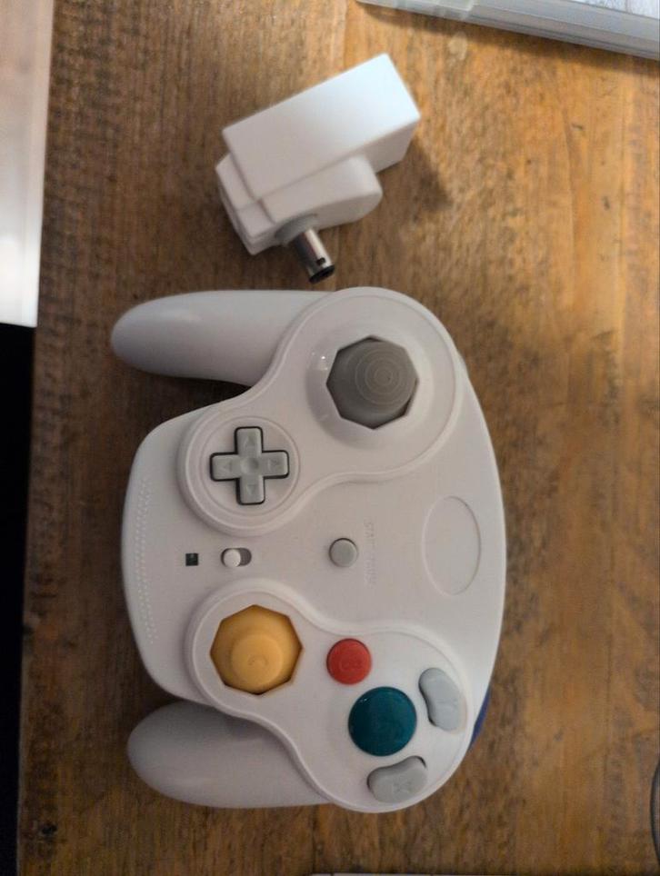 Draadloze GameCube Controller met Adapter, Spelcomputers en Games, Spelcomputers | Overige, Gebruikt, Ophalen of Verzenden