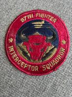 87th Fighter Interceptor Squadron Embleem, Verzamelen, Verzenden, Luchtmacht, Amerika, Embleem of Badge
