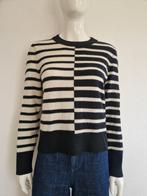 Cynthia Rowley trui. Maat L.Zwart/crème. Merino wol., Kleding | Dames, Overige kleuren, Nijmegen, Verhip-vintage.nl, Ophalen of Verzenden