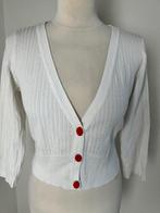 Zoe Loveborn maat M wit kort cardigan vestje 2645, Kleding | Dames, Maat 38/40 (M), Wit, Zoe loveborn, Ophalen of Verzenden
