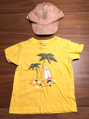 Zomers setje: Shirt en petje maat 86 beschikbaar voor biedingen