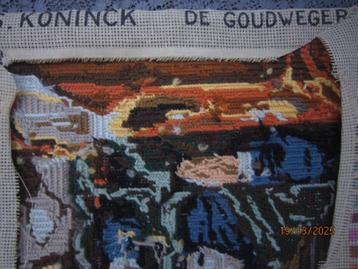 Mooi los borduurwerk "" De Goudweger ""De Koninck "" beschikbaar voor biedingen