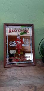 Authentieke reclamespiegel Beefeater London Distilled dry gi, Verzamelen, Reclamebord, Ophalen of Verzenden, Zo goed als nieuw
