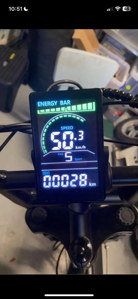 M6C Display OPVOERBAAR met  Killswitch En begrenzer 5 pin, Fietsen en Brommers, Brommers | Tomos, Zo goed als nieuw, Overige modellen