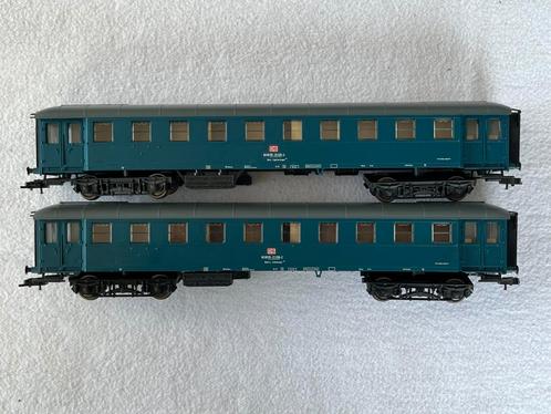 2x Sachsenmodelle 14128 DB bouwtrein slaapwagons, Hobby en Vrije tijd, Modeltreinen | H0, Gebruikt, Wagon, Gelijkstroom of Wisselstroom