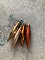 Kerstballen (52), goud en koperkleur, glas, Ophalen, Gebruikt