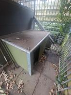 Nachthok honden volledig trespa hufterproof, Ophalen, Zo goed als nieuw, 110 cm of meer, 100 cm of meer