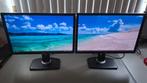 2x Dell UltraSharp U2412M 24" 1920x1200 monitor, Computers en Software, Monitoren, Ophalen, VGA, Gebruikt, IPS