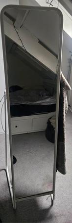 Standing mirror, Ikea KNAPPER white, 48x160 cm, Huis en Inrichting, Woonaccessoires | Spiegels, Ophalen, Zo goed als nieuw, Rechthoekig
