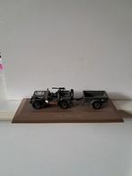 Oude vintage Militaire auto Willys jeep Mb met aanhanger, Ophalen of Verzenden, Zo goed als nieuw, Auto