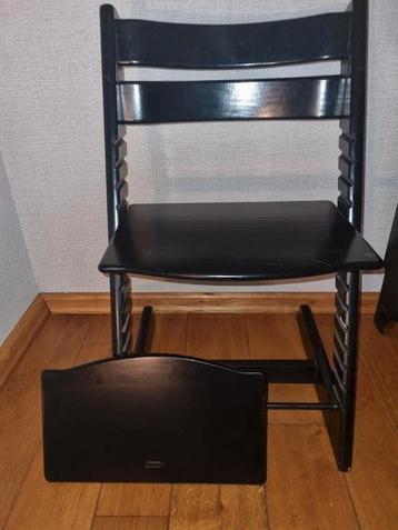 Triptrap  Stokke stoel zwart beschikbaar voor biedingen