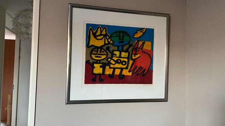 Corneille Zeefdruk uit 1992, Antiek en Kunst, Kunst | Litho's en Zeefdrukken, Ophalen