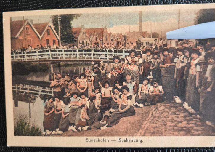 Oude Ansichtkaart Bunschoten-Spakenburg, Verzamelen, Ansichtkaarten | Nederland, Utrecht, 1920 tot 1940, Ophalen of Verzenden
