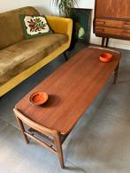 Louis van Teeffelen salontafel, Huis en Inrichting, Tafels | Salontafels, Ophalen, Gebruikt, 100 tot 150 cm, Teakhout