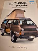 Westfalia Volkswagen camper Volkswagen bus T3 hefdak brochur, Ophalen of Verzenden, Zo goed als nieuw, Volkswagen