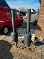 Terras kacheltjes, Huis en Inrichting, Kachels, Ophalen, Zo goed als nieuw, Hout, Houtkachel