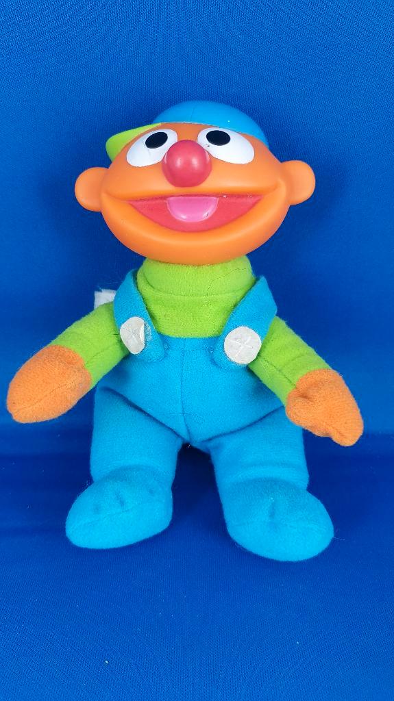 Ernie baby knuffel, vintage Tyco Babies 1998. 15 cm. T4, Kinderen en Baby's, Speelgoed | Knuffels en Pluche, Gebruikt, Overige typen