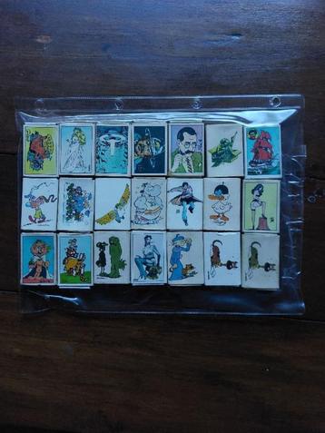 36 luciferdoosjes stripfiguren beschikbaar voor biedingen