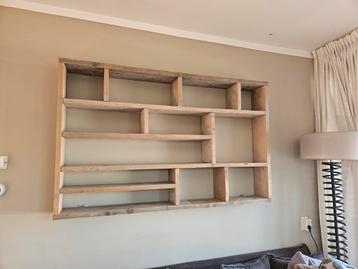 Letterbak steigerhout, wandmeubel beschikbaar voor biedingen