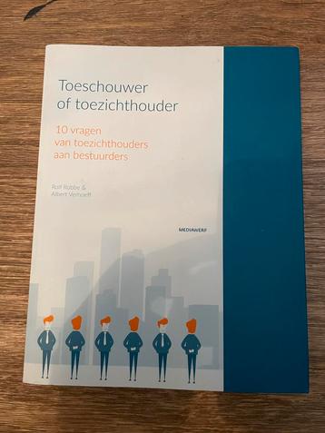 Boek: Toeschouwer of toezichthouder - Zo goed als nieuw beschikbaar voor biedingen