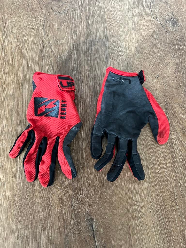 Kenny handschoenen rood/zwart maat 8, Ophalen of Verzenden, Zo goed als nieuw