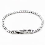 RVS Zirkonia s Tennisarmband met Infinity Hanger  - Dames, Met kristal, Staal, Birgitta-Gracht 33, 6465 EL Kerkrade, Nederland