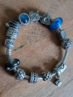 Pandora Bedelarmband 14 bedels, Sieraden, Tassen en Uiterlijk, Armbanden, Ophalen of Verzenden, Zo goed als nieuw, Met bedels of kralen