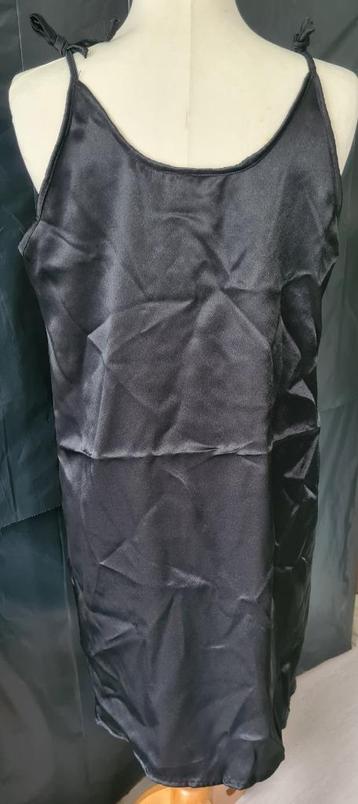 Nieuw, slaapjurk, zwart, mt 44 (even meten beschikbaar voor biedingen