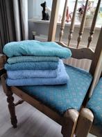 5 badhanddoeken schoon en heel, Ophalen of Verzenden, Zo goed als nieuw, Blauw, Overige typen