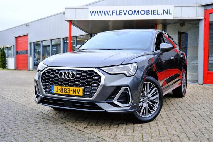 Audi Q3 Sportback 35 TFSI S Edition Pano|Leder|Clima|Virtual, Auto's, Audi, Bedrijf, Te koop, Q3, 360° camera, ABS, Achteruitrijcamera