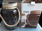 SENZA opbergpot / windlicht met touw, Tuin en Terras, Bloempotten, Ophalen, Overige materialen, Rond, Binnen