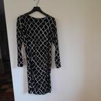 juffrouw jansen jurk maat L zwart wit, Kleding | Dames, Zwart, Maat 42/44 (L), Ophalen of Verzenden, Zo goed als nieuw